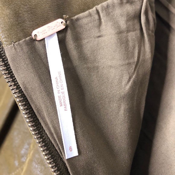 FP Modern Femme Vegan Suede Mini Skirt Back Zip - Picture 7 of 8